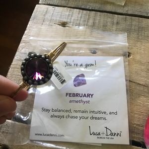 Luca and Danni Gold February Bracelet